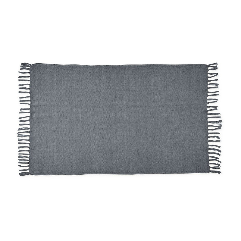 Vloerkleed uni grijs - 120x180 cm