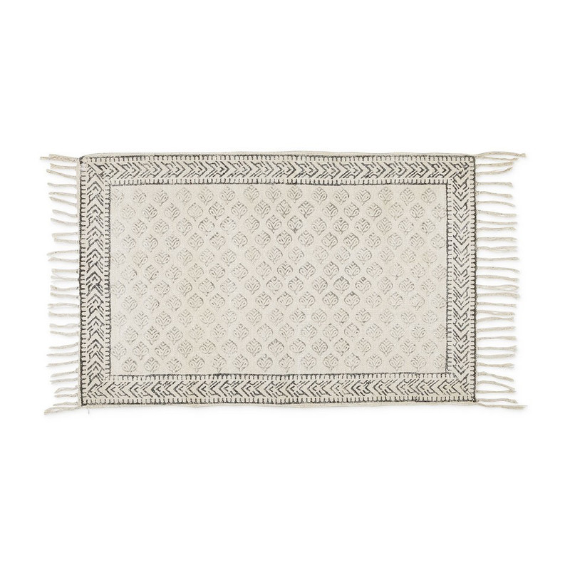 Vloerkleed bladprint - 120x180 cm