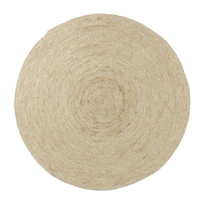 Vloerkleed riet - naturel - ø120 cm