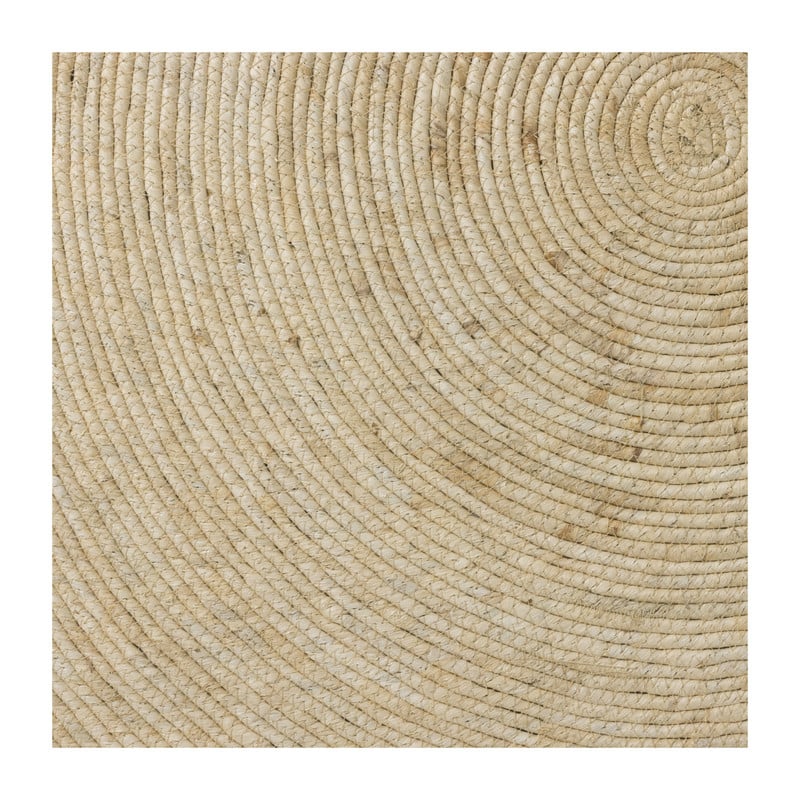 Vloerkleed riet - naturel - ø120 cm