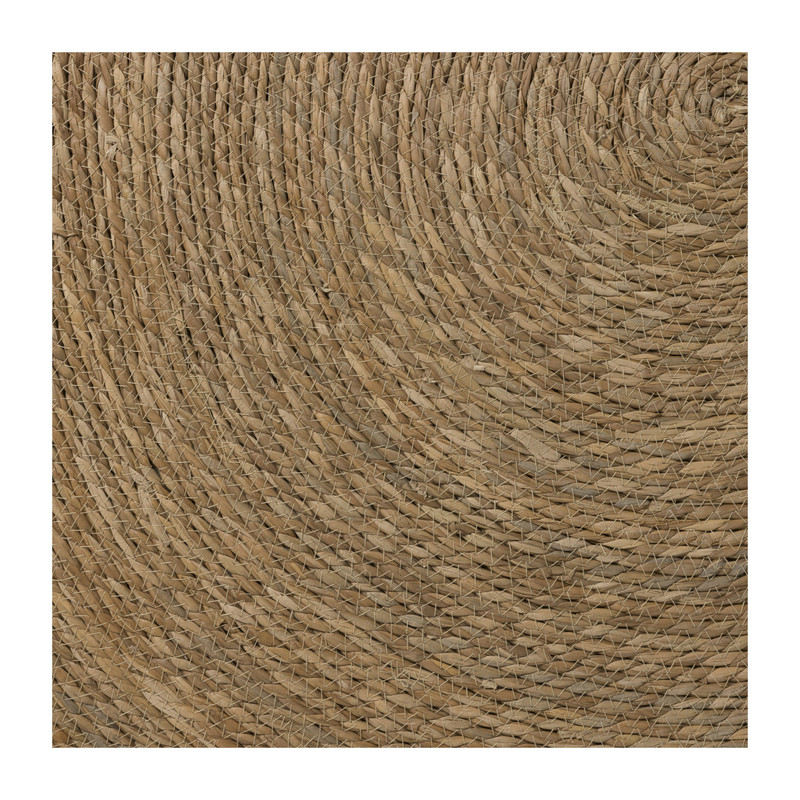 Vloerkleed riet - bruin - ø150 cm