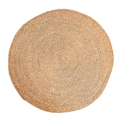 Vloerkleed riet - bruin - 87 cm