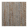 Vloerkleed leer/jute - 60x90 cm - beige/grijs