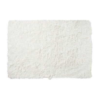 Vloerkleed fluffy - wit - 120x180 cm