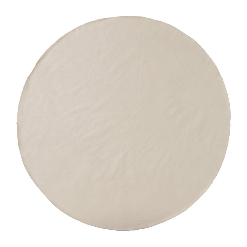 Tapijt hoogpolig rond - roze - ø120 cm