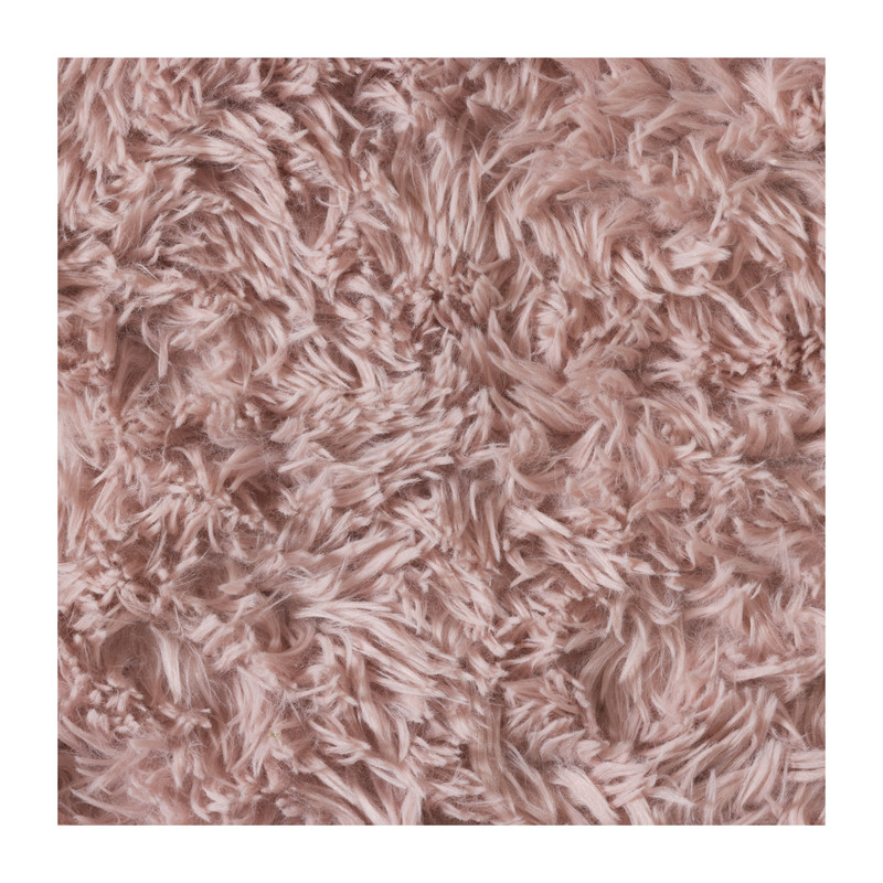 Tapijt hoogpolig - roze - 60x90 cm