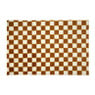 Vloerkleed checks - terra - 120x180 cm