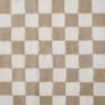 Vloerkleed checks - beige - 120x180 cm