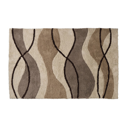 Vloerkleed berber wave - bruin/beige - 160x230 cm