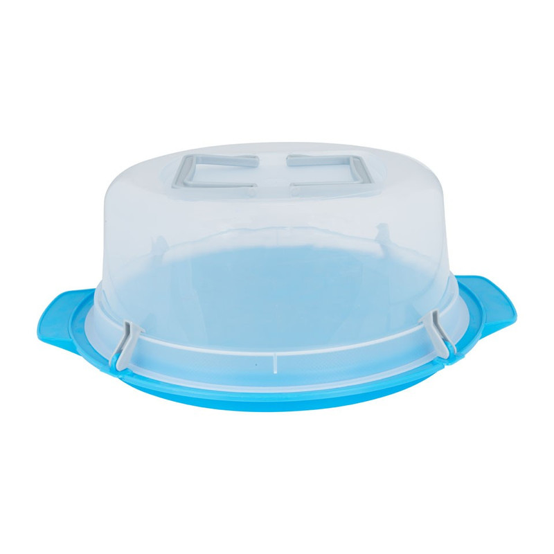 Taartdoos blauw handvat