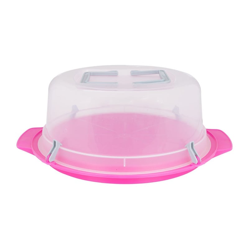 Taartdoos roze handvat