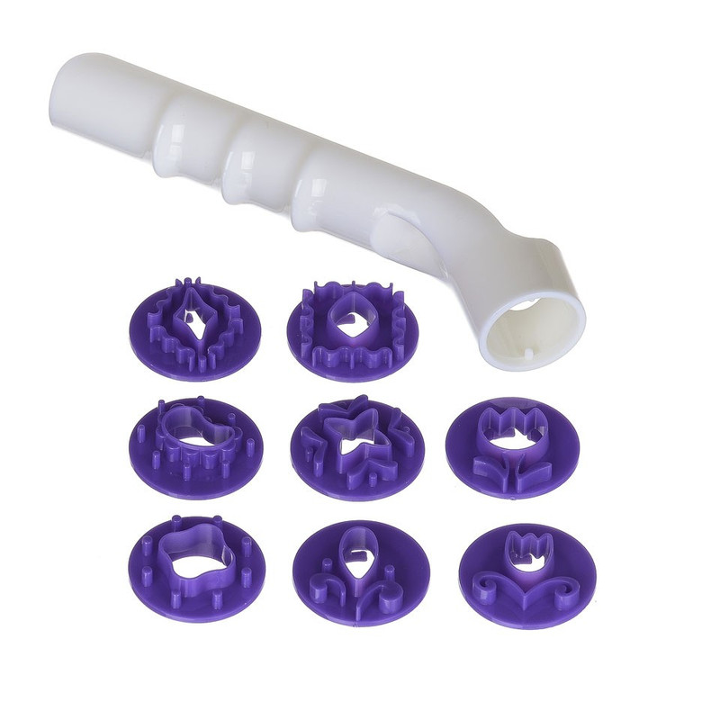 Fondant uitsteekset paars