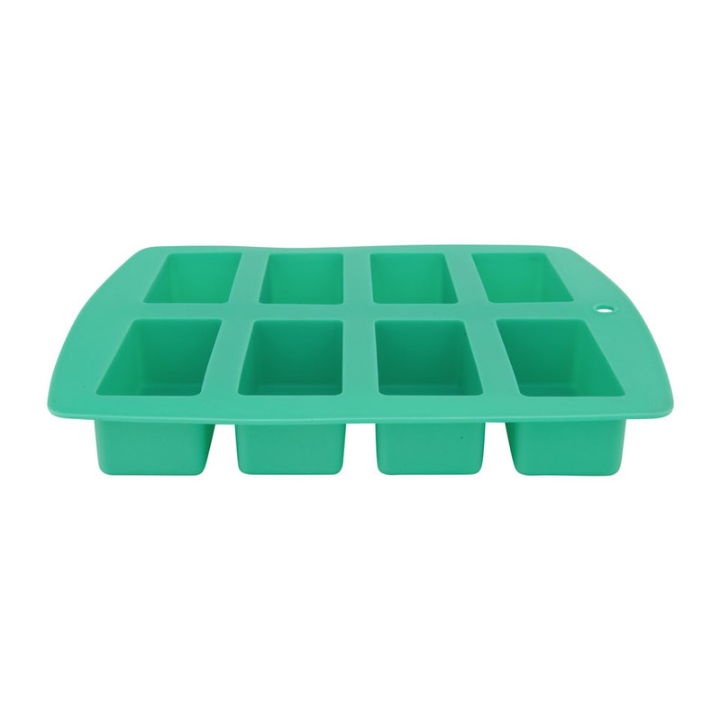 Bakvorm cakejes 8 stuks turquoise 