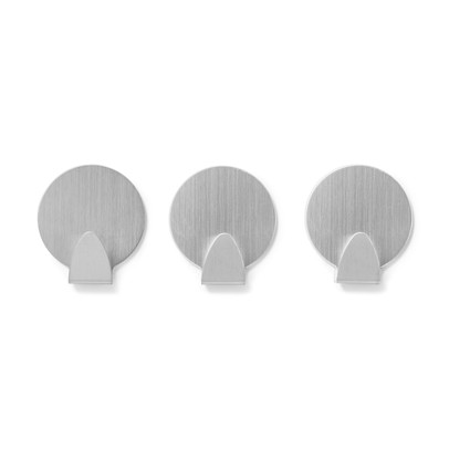 Haakjes rond - set van 3 - ø2.5 cm