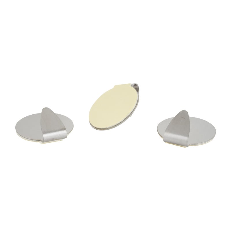 Haakjes rond - set van 3 - ø2.5 cm