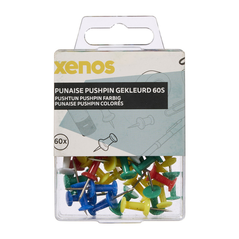 Punaises - multikleur - set van 60 