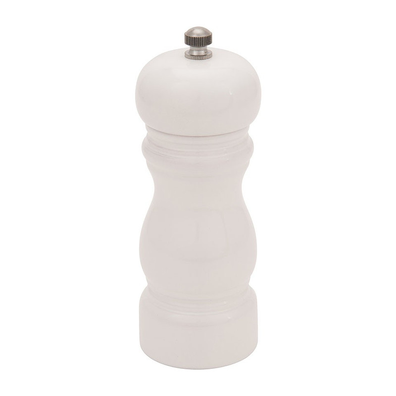 Pepermolen - 14 cm - wit
