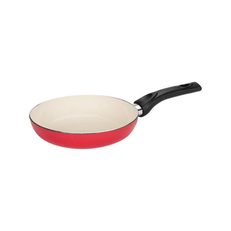 Koekenpan 20 cm rood