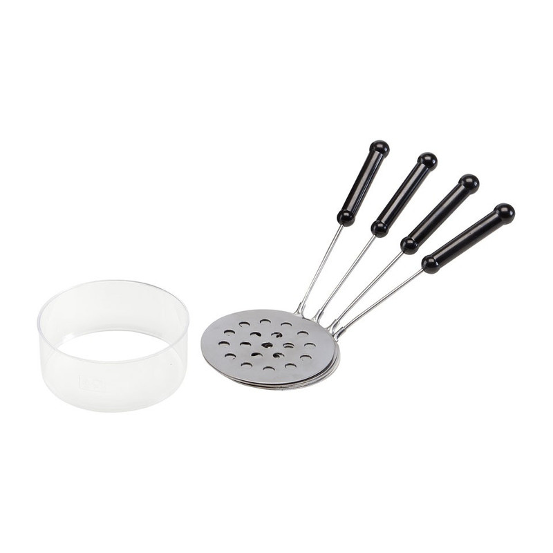 Bestron Pizza Quartetto - voor 4 personen - 900 W