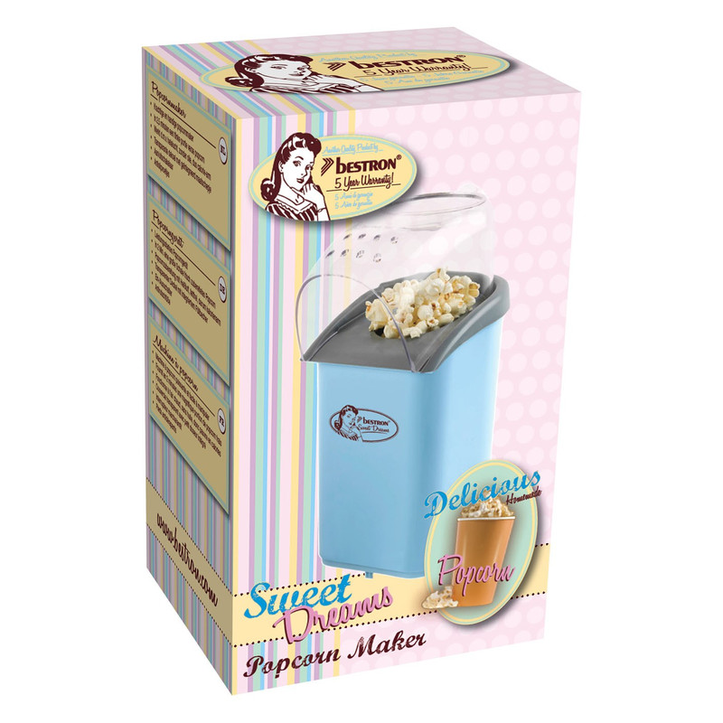 Bestron Popcornmaker - Blauw