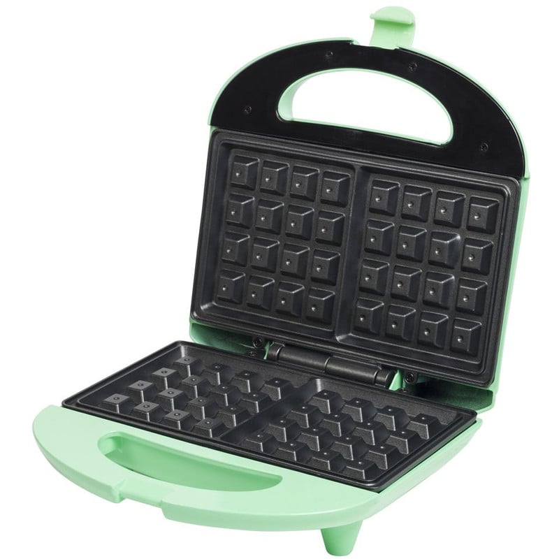 Bestron Wafelijzer - Voor twee Brusselse wafels - 700W - pistache