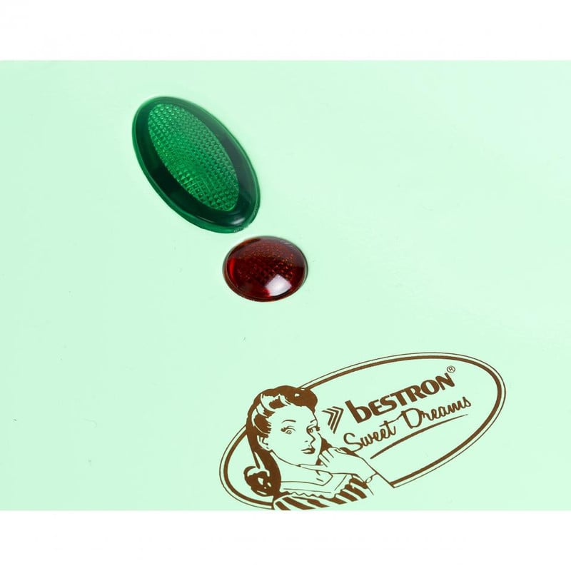 Bestron Wafelijzer - Voor twee Brusselse wafels - 700W - pistache