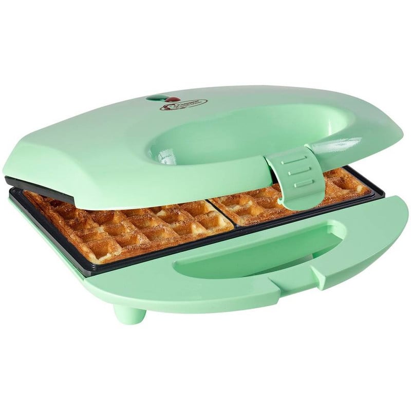 Bestron Wafelijzer - Voor twee Brusselse wafels - 700W - pistache