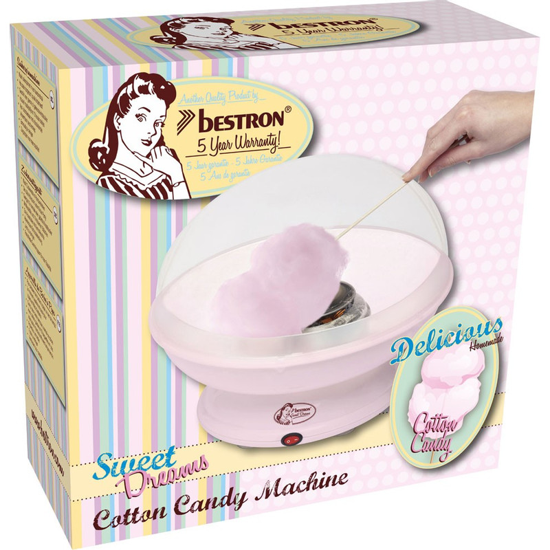Bestron Suikerspin apparaat - 420W - pink