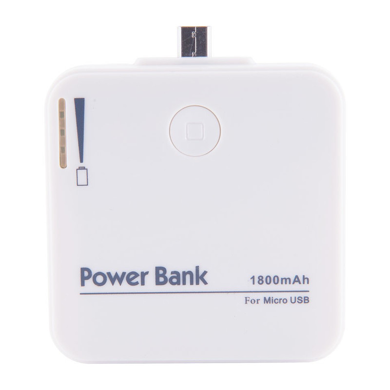 Mobiele oplader voor micro USB wit  