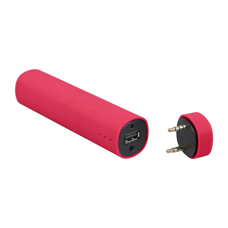 Mobiele oplader en speaker 3 in 1 Roze