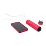 Mobiele oplader en speaker 3 in 1 Roze