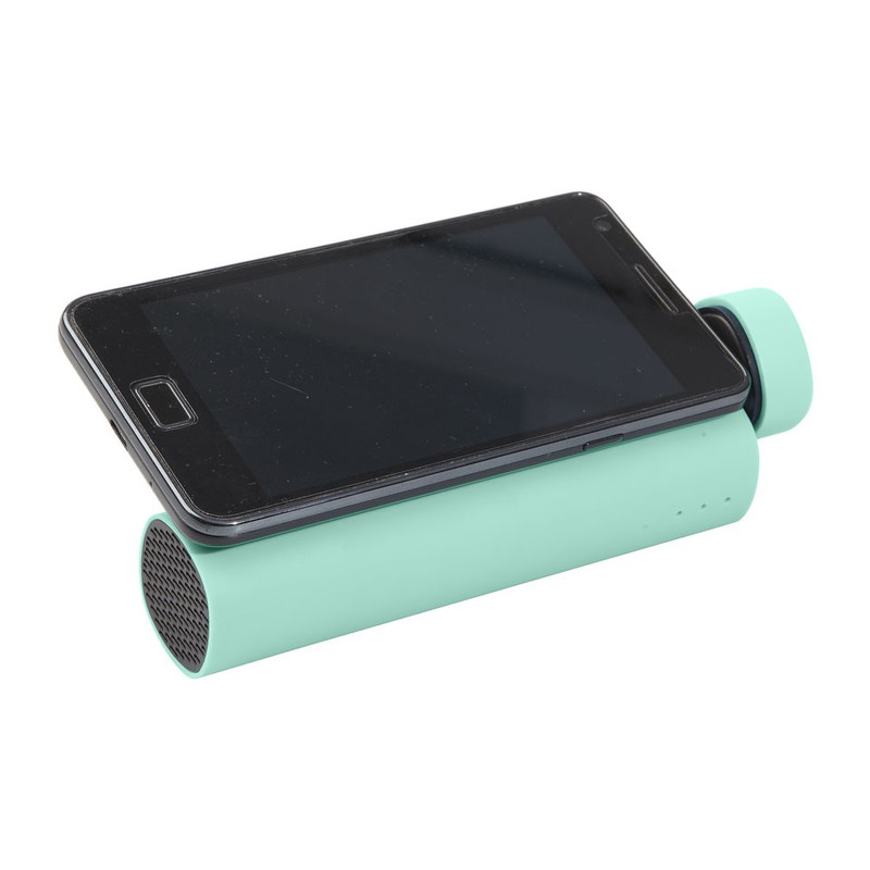 Mobiele oplader en speaker 3 in 1 Mintgroen