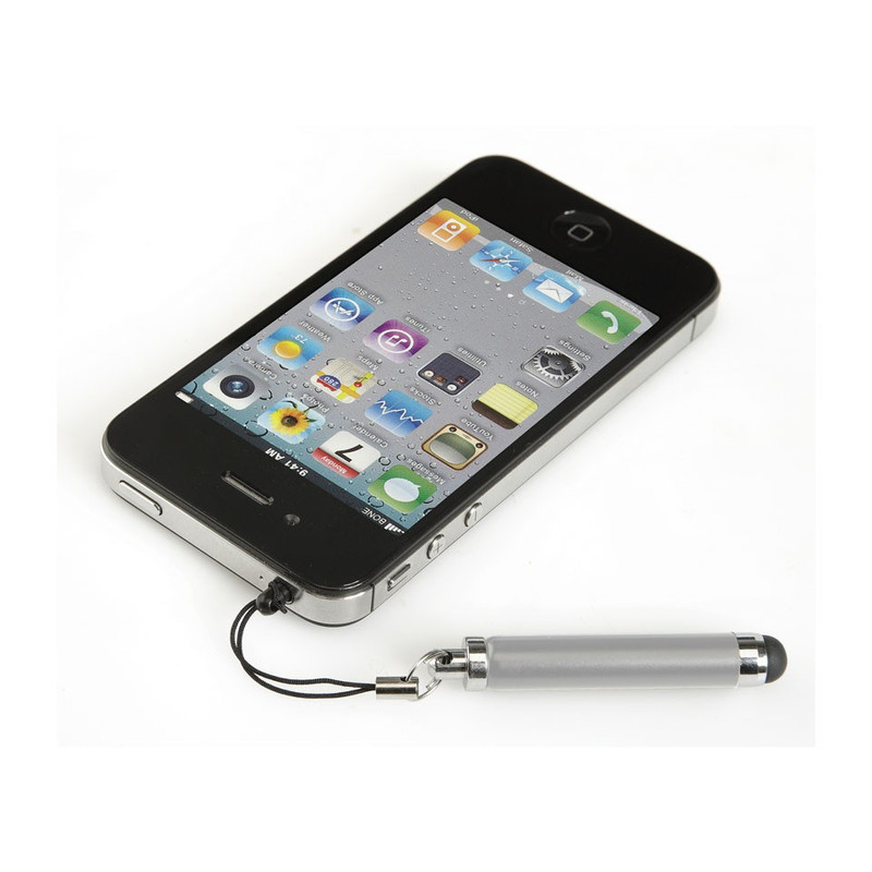 Mini-stylus zilverkleurig 