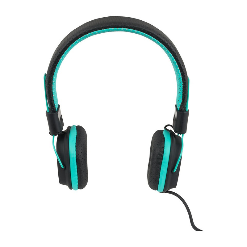 Koptelefoon duo tone turquoise