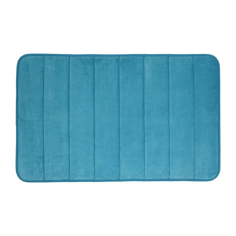 Badmat foam blauw