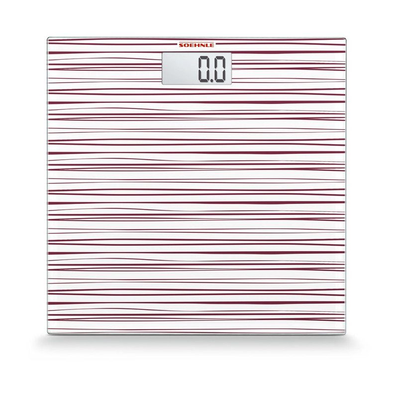 Soehnle personenweegschaal Pino - ruby red