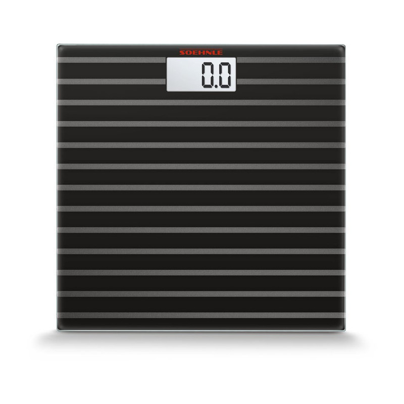 Soehnle personenweegschaal Maya black edition - strepen
