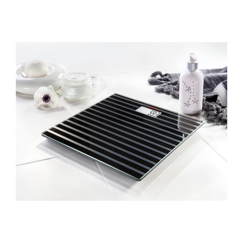 Soehnle personenweegschaal Maya black edition - strepen