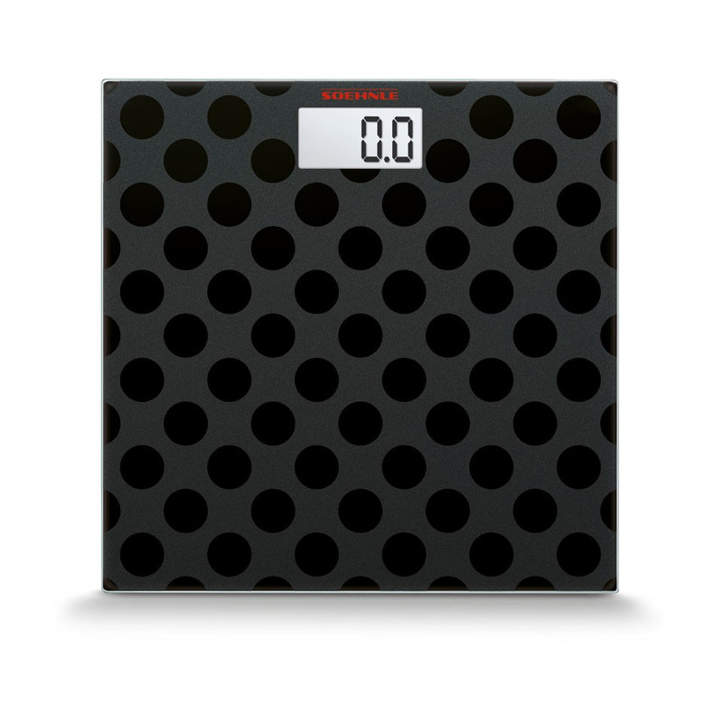 Soehnle personenweegschaal Maya black edition - stippen