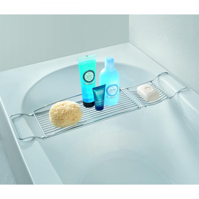 Metaltex - Onda uitklapbaar badrek - 67/88x17 - polytherm