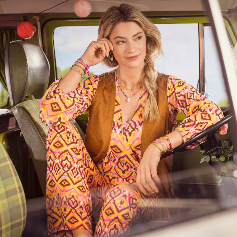 Flared broek Summer - maat S/M