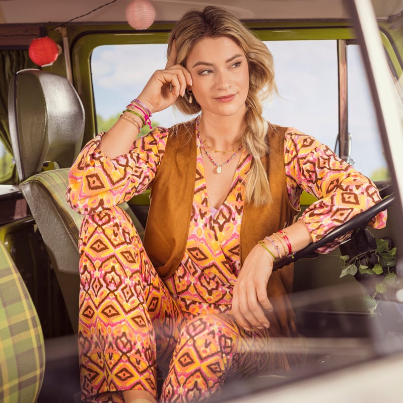 Flared broek Summer - maat L/XL