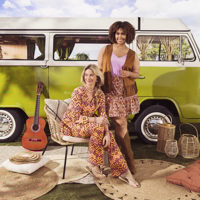 Flared broek Summer - maat L/XL