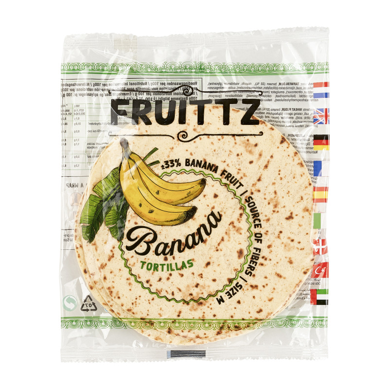 Tortilla - banaan - 5 stuks