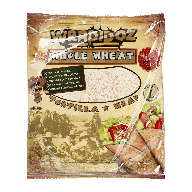 Wraps - volkoren - 6 stuks