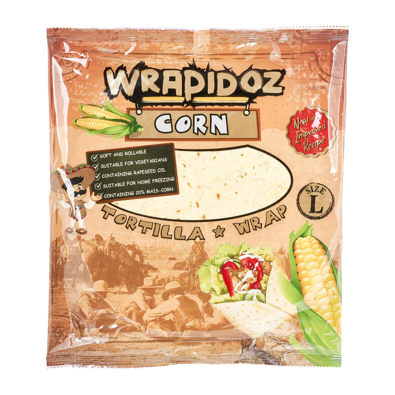Wraps - maïs - 6 stuks