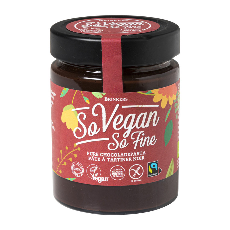 So Vegan So Fine pure chocolade pasta - 270 g