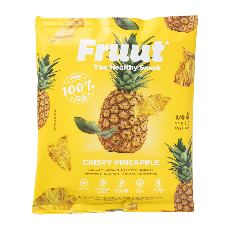 Fruut - crispy pineapple - 20 g 