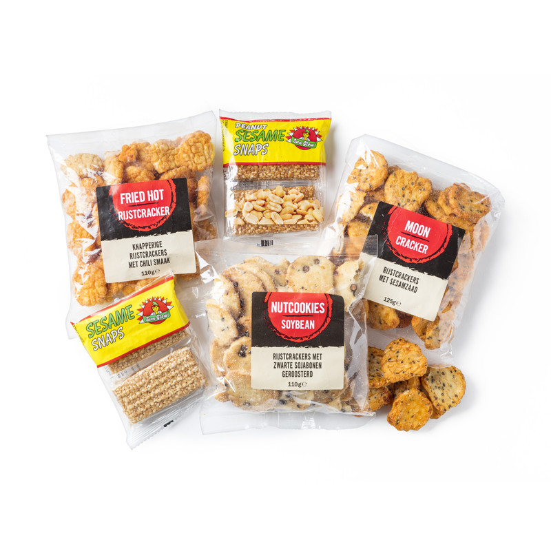 Rijstcrackers met sesamzaad - 125 g