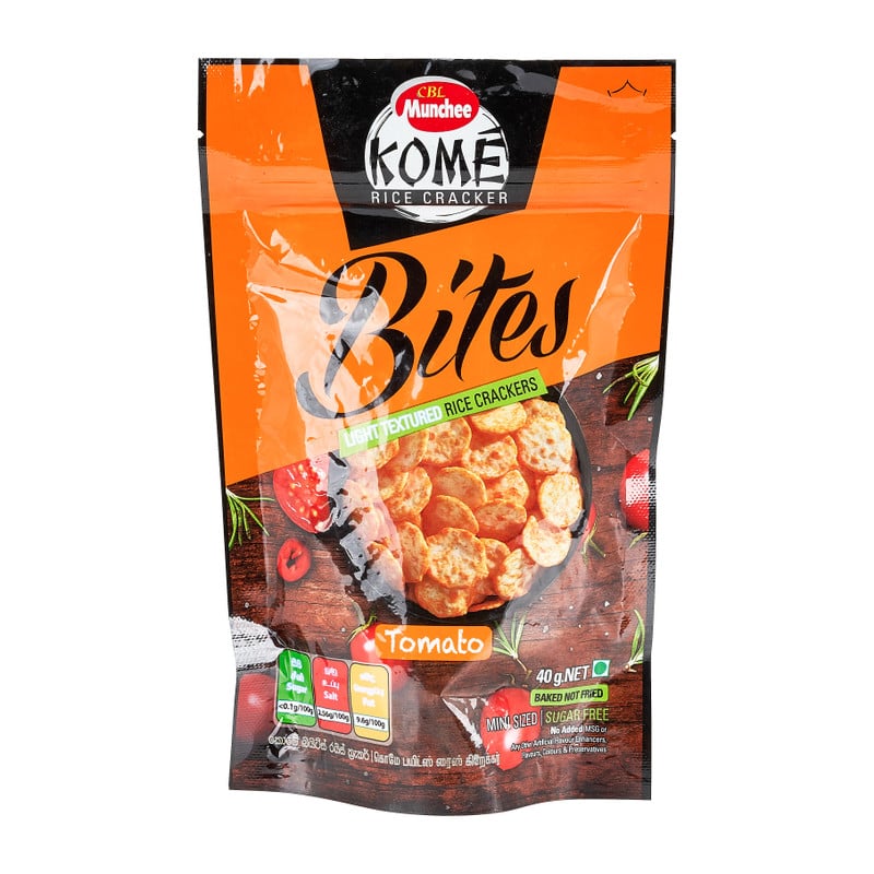 Rijstcrackers tomaat - 40 g